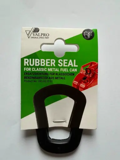 Rubber seal for classic metal fuel can