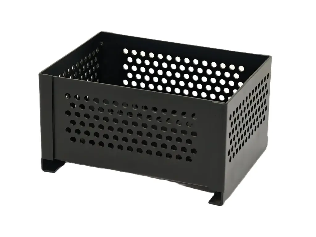 Pellet basket for wood stove