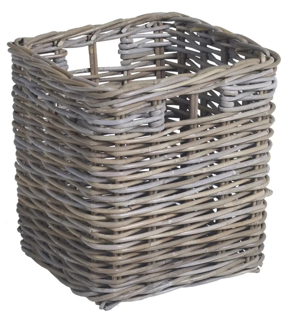 Mand in rotan vierkant model