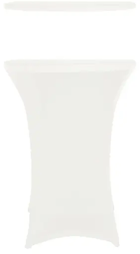 Party furniture with protective cover