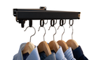 Driedelig wanddroogrek voor 18 hangers