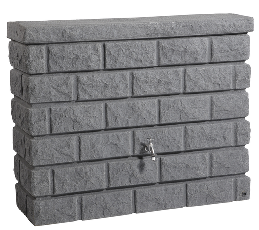 Rocky rain barrel 