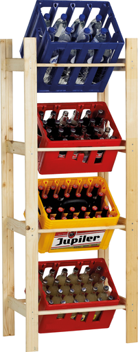 [H301] Crate holder wood 