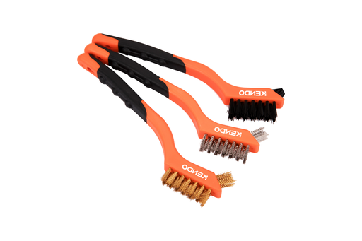 [KE31101] Jeu de brosses metallique mini - 3pcs 