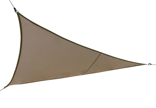 Shade sail polyester taupe 
